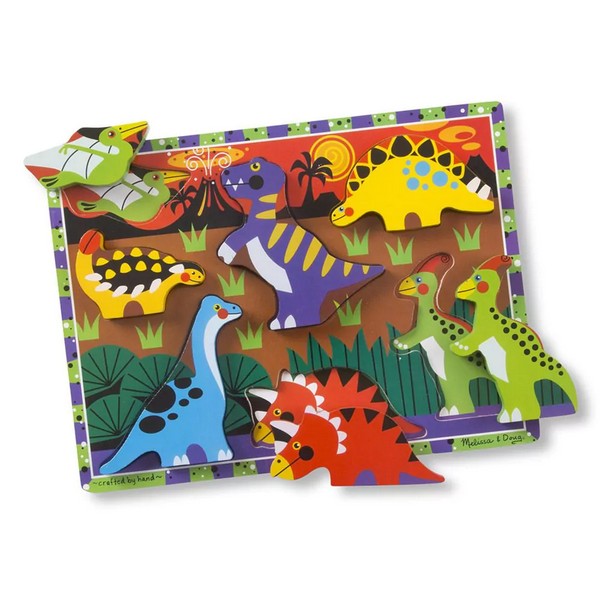 Продукт Melissa and Doug Динозаври - Дървен пъзел  - 0 - BG Hlapeta
